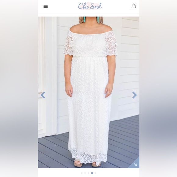 CHIC SOUL “Glance of Elegance” **IVORY** Size 2x never worn - Picture 4 of 4